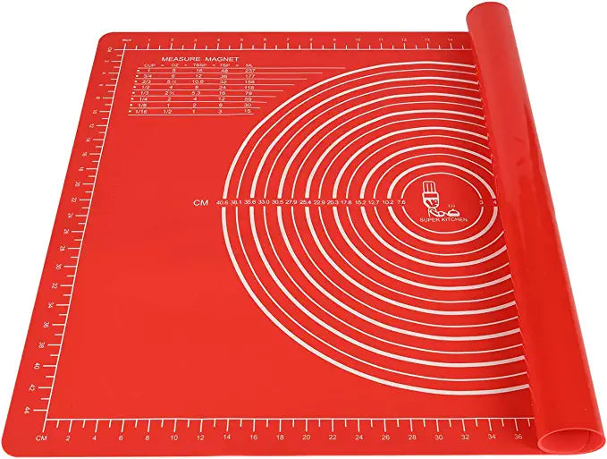 Non-slip Silicone Pastry Mat Extra Large 28''By 20'' for Non Stick Bak