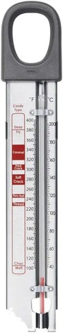 OXO Good Grips Glass Candy and Deep Fry Thermometer, Silver, 1 EA