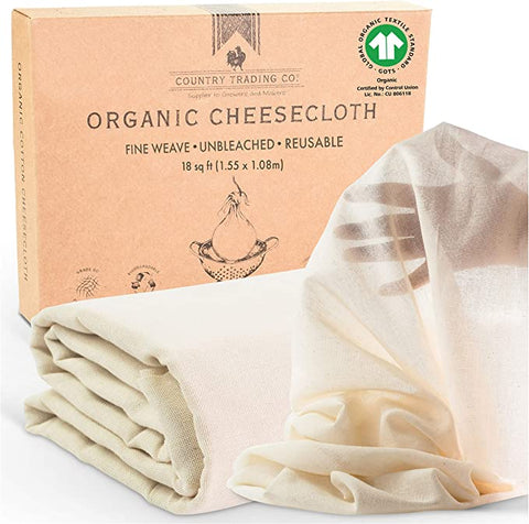 COUNTRY TRADING CO. ORGANIC CHEESECLOTH