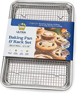 Ultra Cuisine Baking Pan & Rack Set